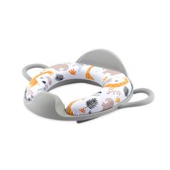Седалка за тоалетна чиния с облегалка Animals Grey