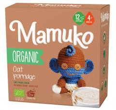 Бебешка овесена каша Mamuko Organic Oat Porridge 200 г. 4+