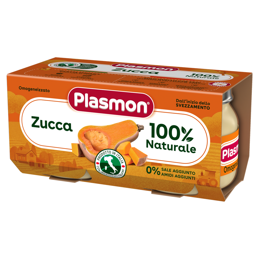 Бебешко пюре Plasmon тиква 2х80г