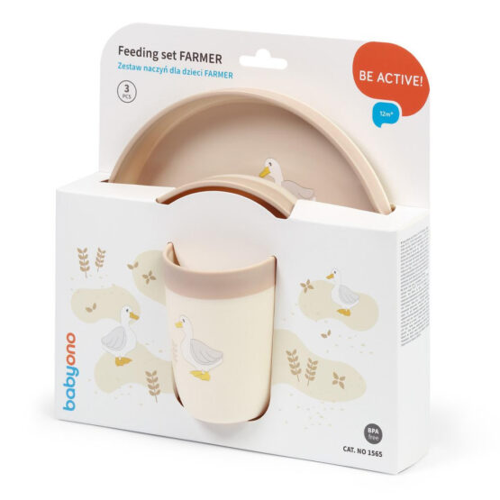 Комплект за хранене feeding set farmer 3 pcs