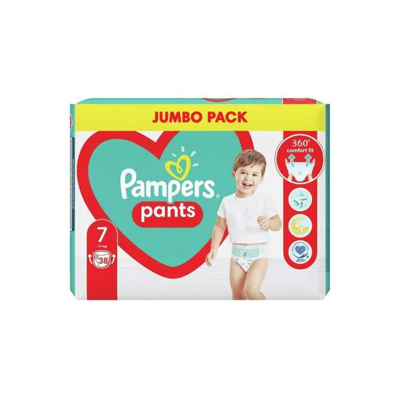 Пелени гащи Pampers Active Baby Pants №7 17+ kg 38 бр.