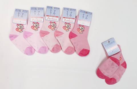 Бебешки чорапи Perfetti със силиконови стопери 1-2г. 22-24 номер