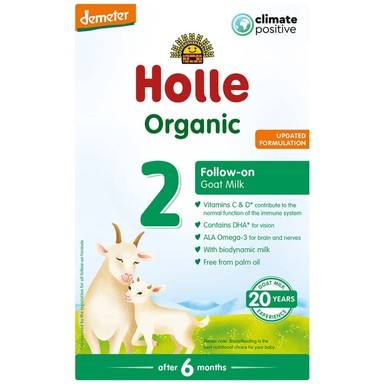 Адаптирано козе мляко Holle Organic 2 след 6 месеца