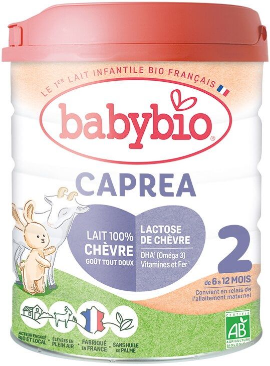 Адаптирано био козе мляко Babybio Caprea 2 800 г.