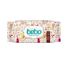 Мокри кърпички bebo Chamomile 72 бр