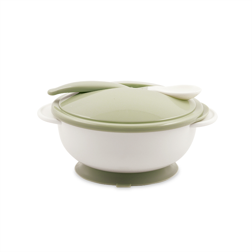 Комплект купа&лъжичка с вакуумно дъно Mint Green