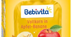 Бебешко пюре Vollkorn in Apfel Banane 4x90 г.