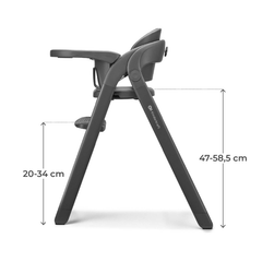 Детско столче за хранене Kinderkraft TINO, Gray