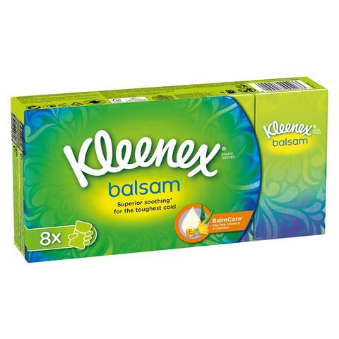 Хартиени носни кърпички Kleenex Balsam 8x9 броя