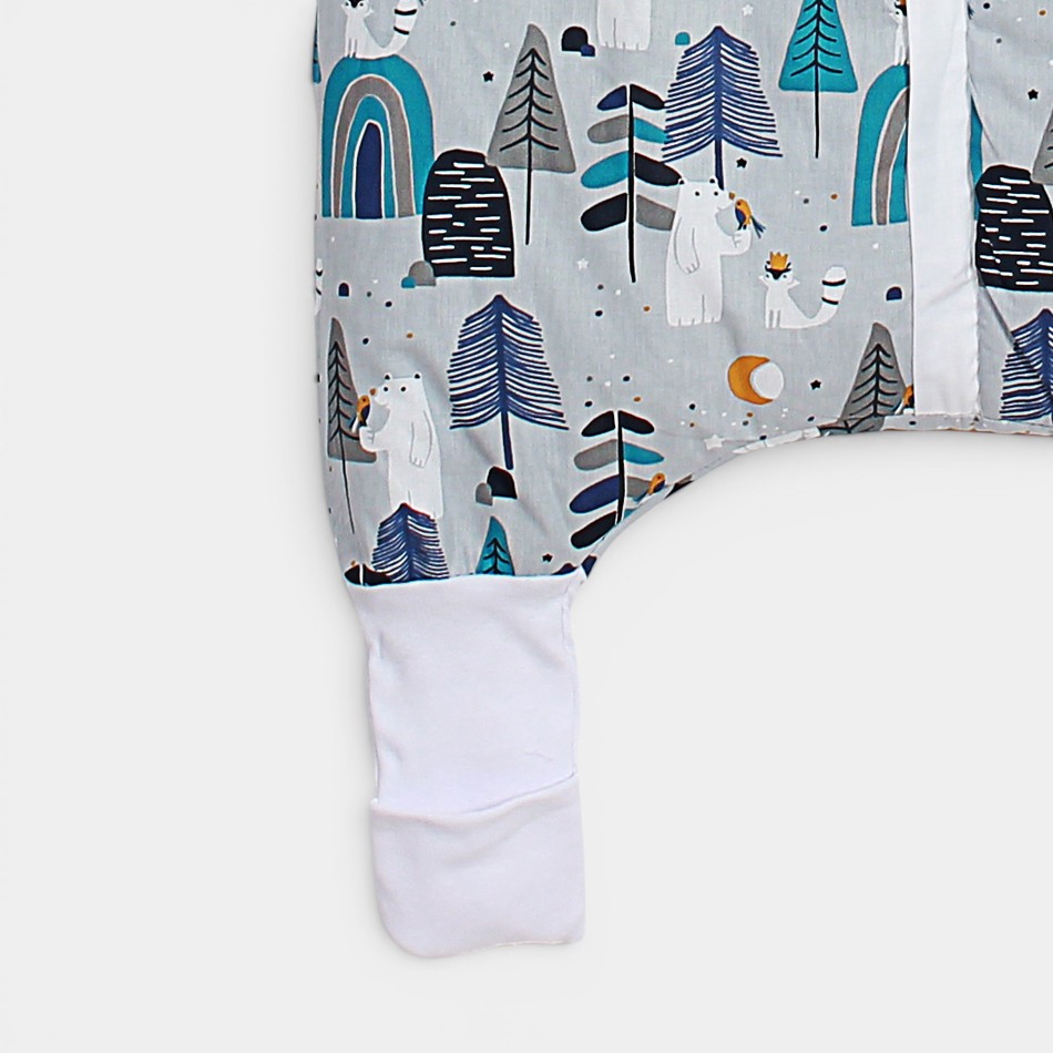 Бебешки спален чувал с крачета Winter Sleeping Bag With Feet Bear with me Mint 3-4Y