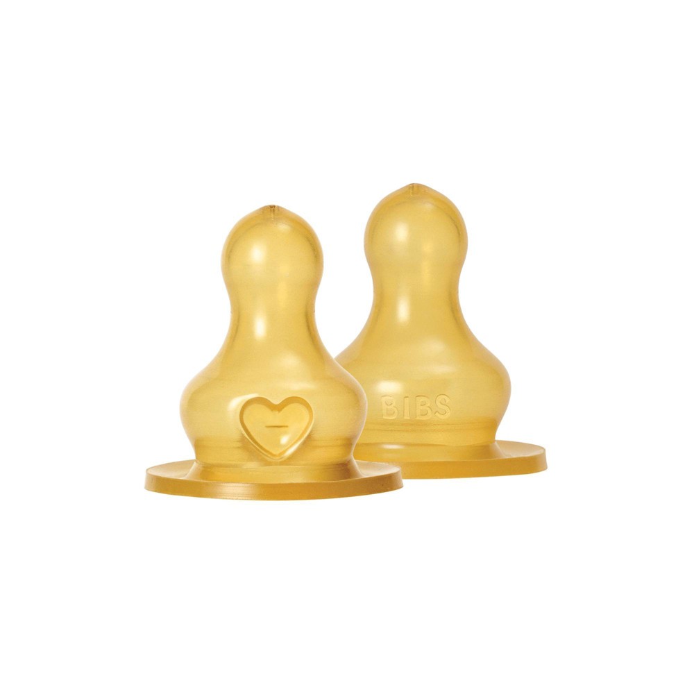 Биберони за шише Bottle Nipple Round Latex 2 pack Slow Flow