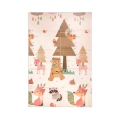 Детско термо килимче за игра Lorelli Forest Home & Stars 120-180 см сгъваемо
