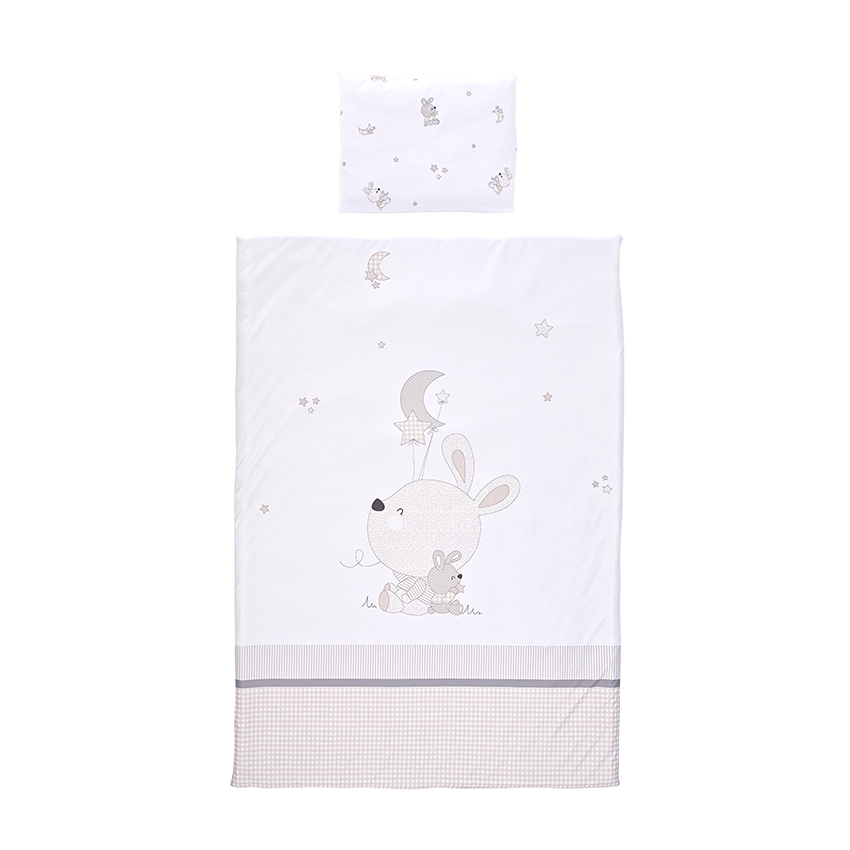 Спален комплект Little Rabbits Grey 3 части