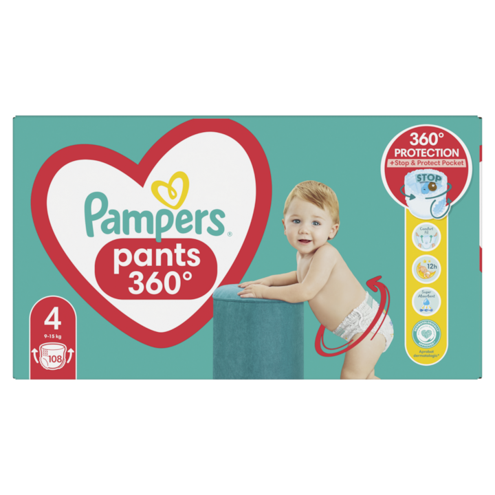 ПАМПЕРС ГАЩИ "ACTIVE BABY" MEGABOX 49-15 КГ 108 БР