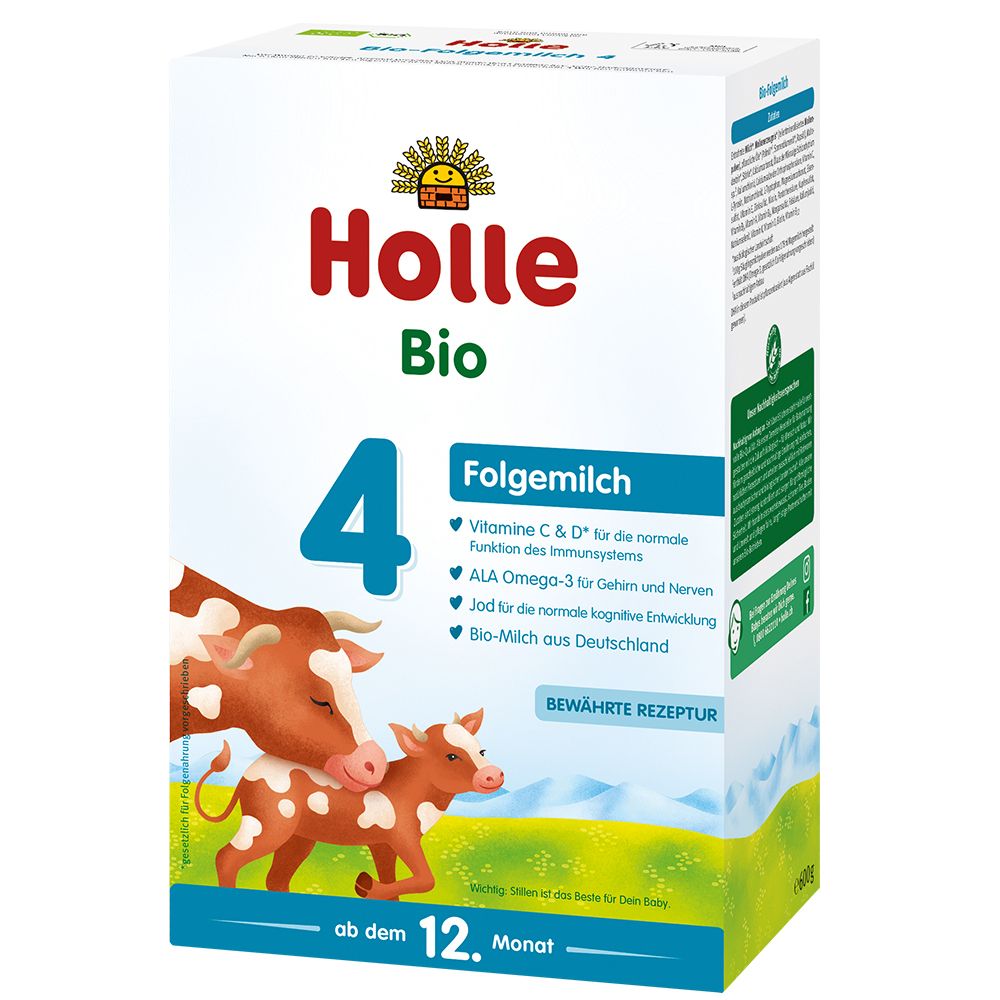 Мляко краве формула 4 за подрастващи 600Г HOLLE