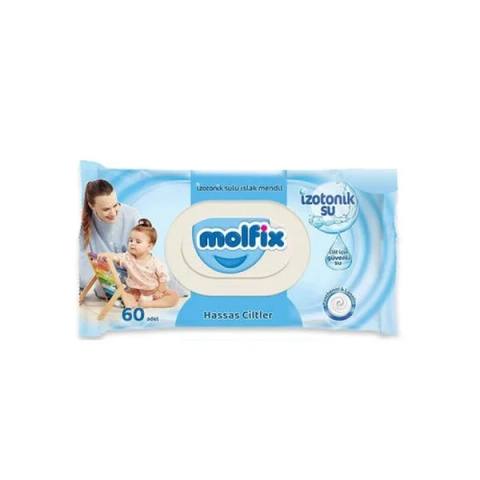 Мокри кърпички Molfix Isotonic Water Sensitive Skin 60 бр