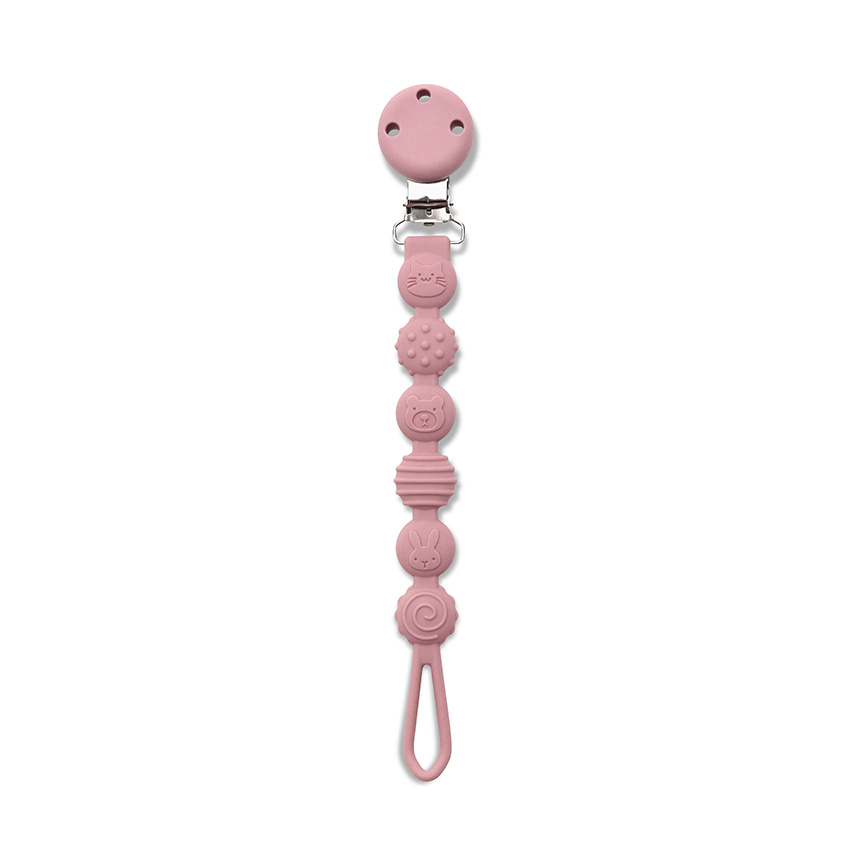 Силиконов държач за биберон Silicone Pacifier Holder