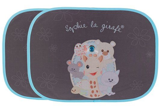 Комплект 2 броя сенници за кола sophie la girafe fresh touch 49 x 36 cm