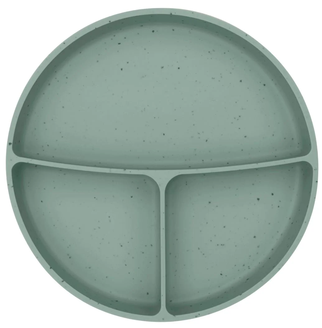 Силиконова чиния с разделения Divided Plate with suction base Sage