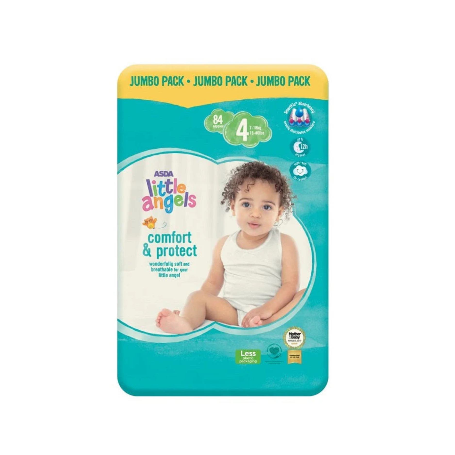 Пелени за еднократна употреба Little Angels Comfort & Protect Size 4 84 бр