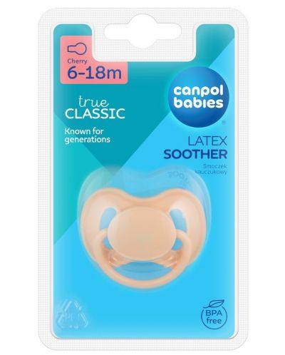 Латексова залъгалка Canpol True Classic 6-18m
