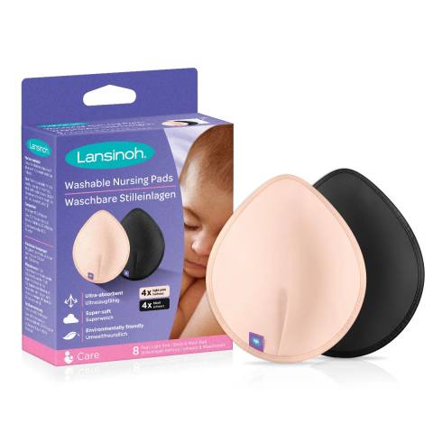 Подплънки за кърмачки Washable Nursing Pads 8 броя + торбичка за пране