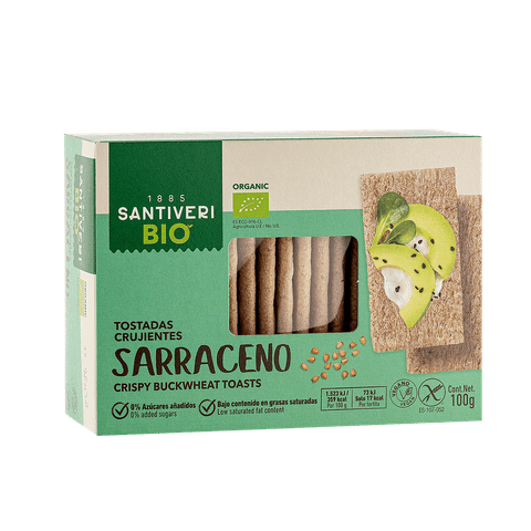 Хрупкав тост от елда Sarraceno Bio 100 г