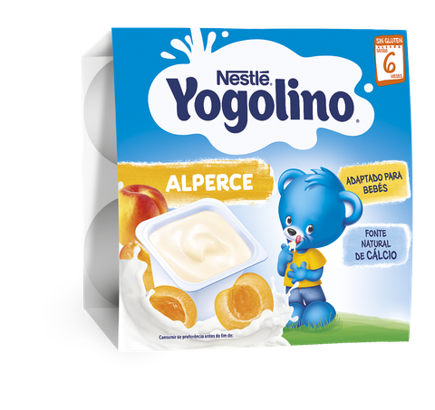 Млечен десерт Yogolino кайсия 4х100г