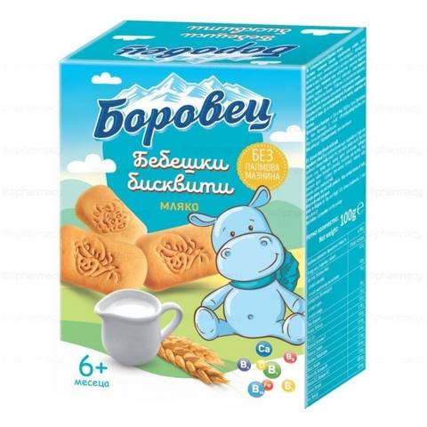 Бебешки бисквити боровец мляко 6+ месеца