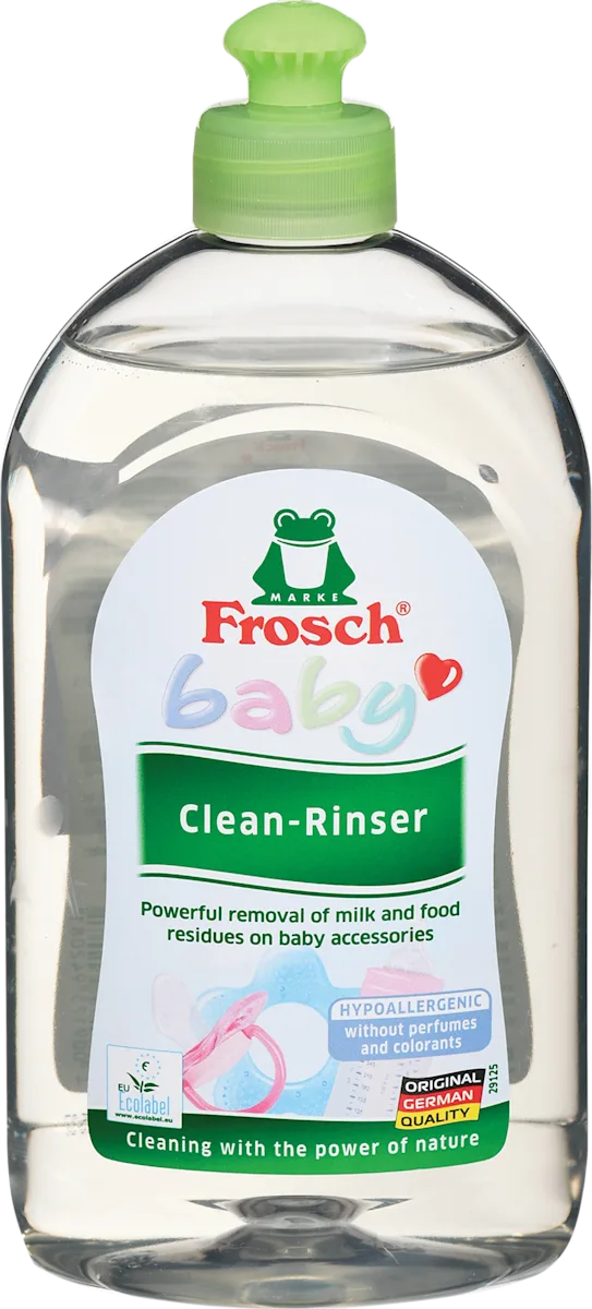 Препарат за бебешки съдове Frosch Baby Clean-Rinser 500 мл.