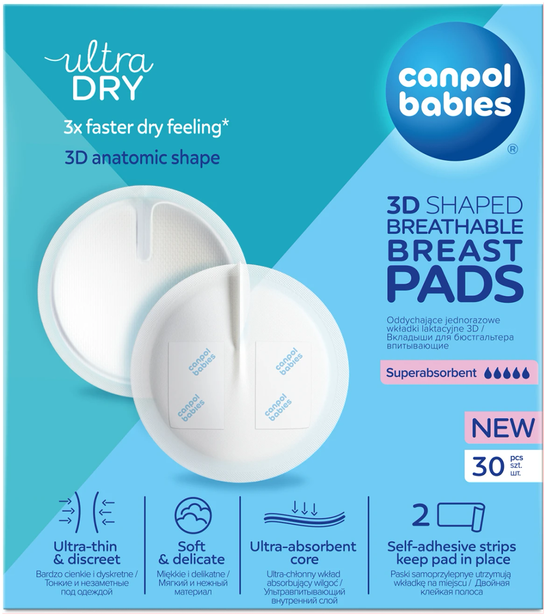 Подплънки за кърмачки Canpol Babies 30 бр