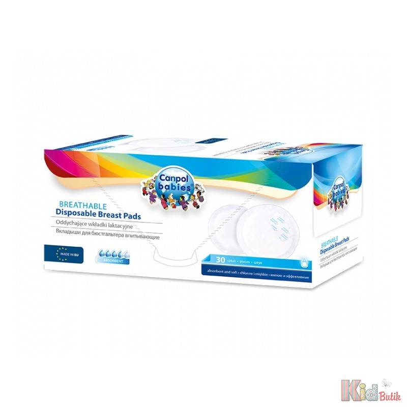 Подплънки за кърмачки Canpol Babies ultra DRY 30 бр.