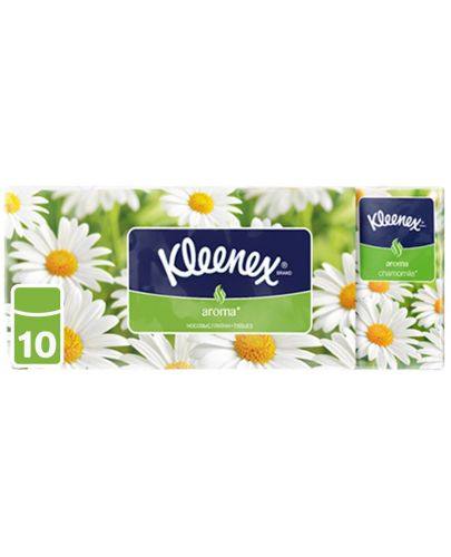 Хартиени носни кърпички Kleenex Aroma Chamomile 10х10 бр