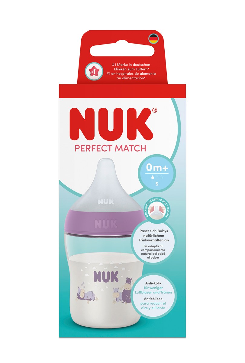 Шише за хранене NUK Perfect Match 0m+