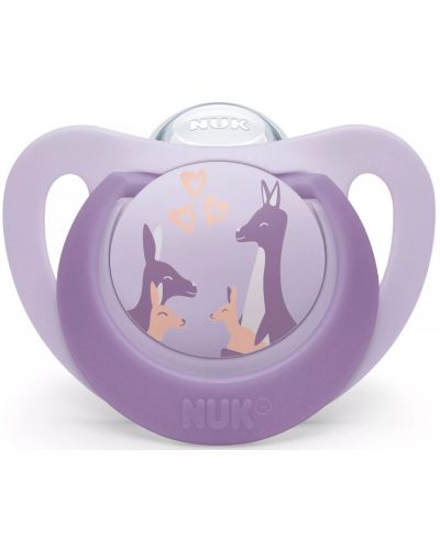 Залъгалки NUK First Choice силикон 18-36 м. 2 броя + кутийка