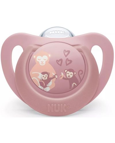 Залъгалки NUK First Choice силикон 18-36 м. 2 броя + кутийка