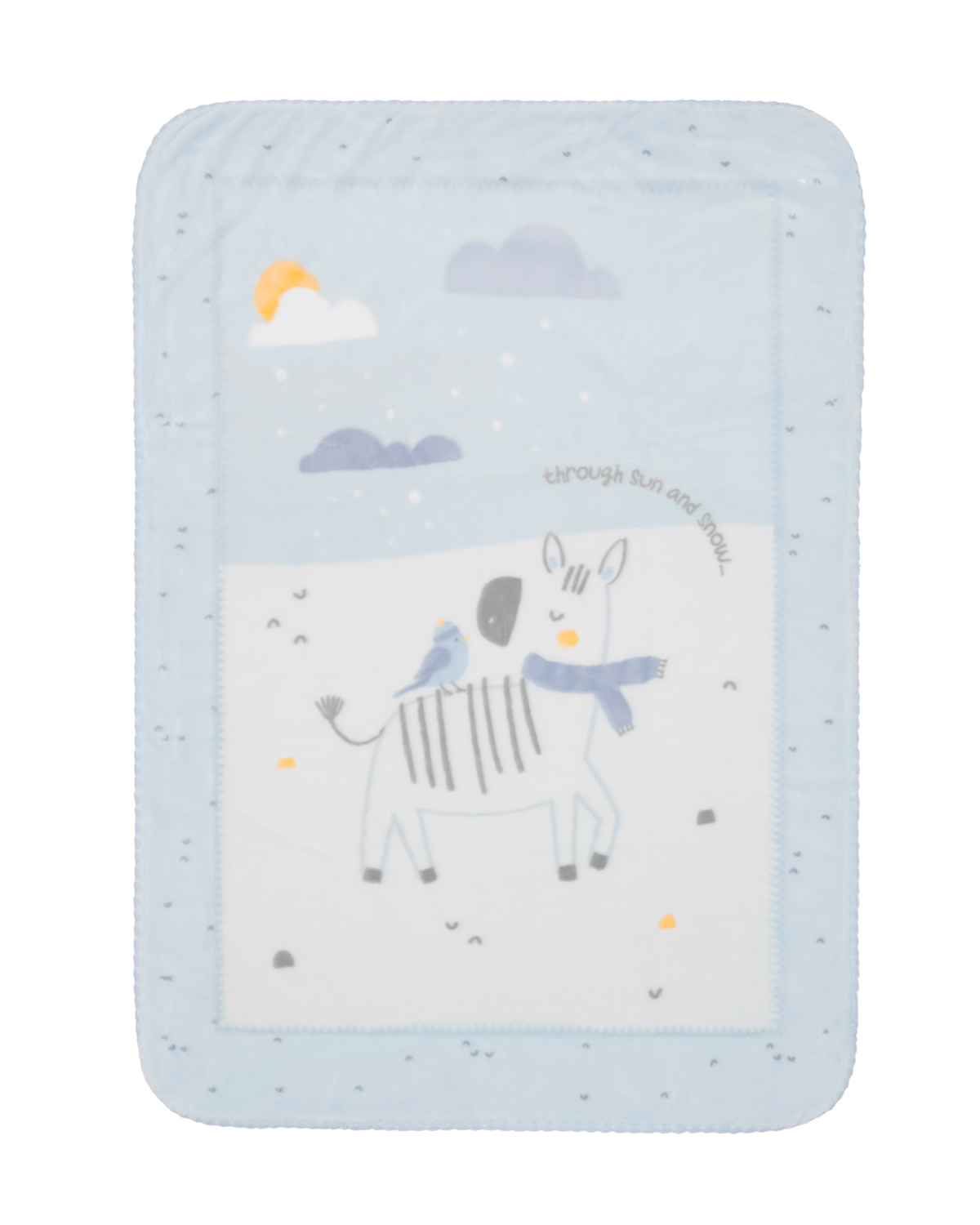 Бебешко зимно одеяло Winter Blanket Stripy Friends 110x140см