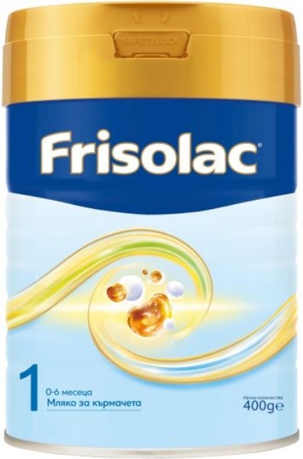 Мляко за кърмачета Frisolac 1 от 0-6 месеца 400 гр