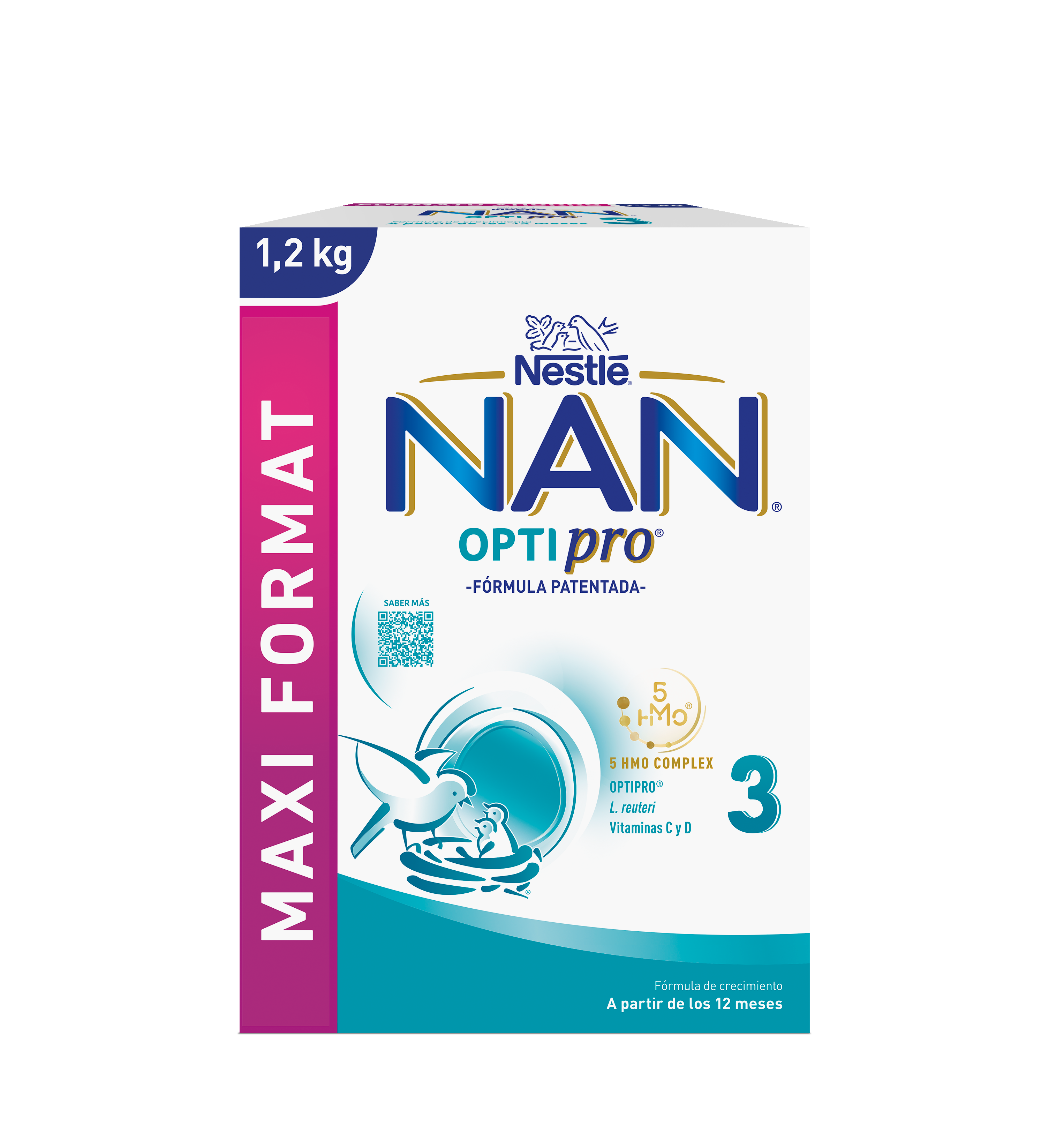 Адаптирано мляко NAN OPTIpro 3 1.2 кг