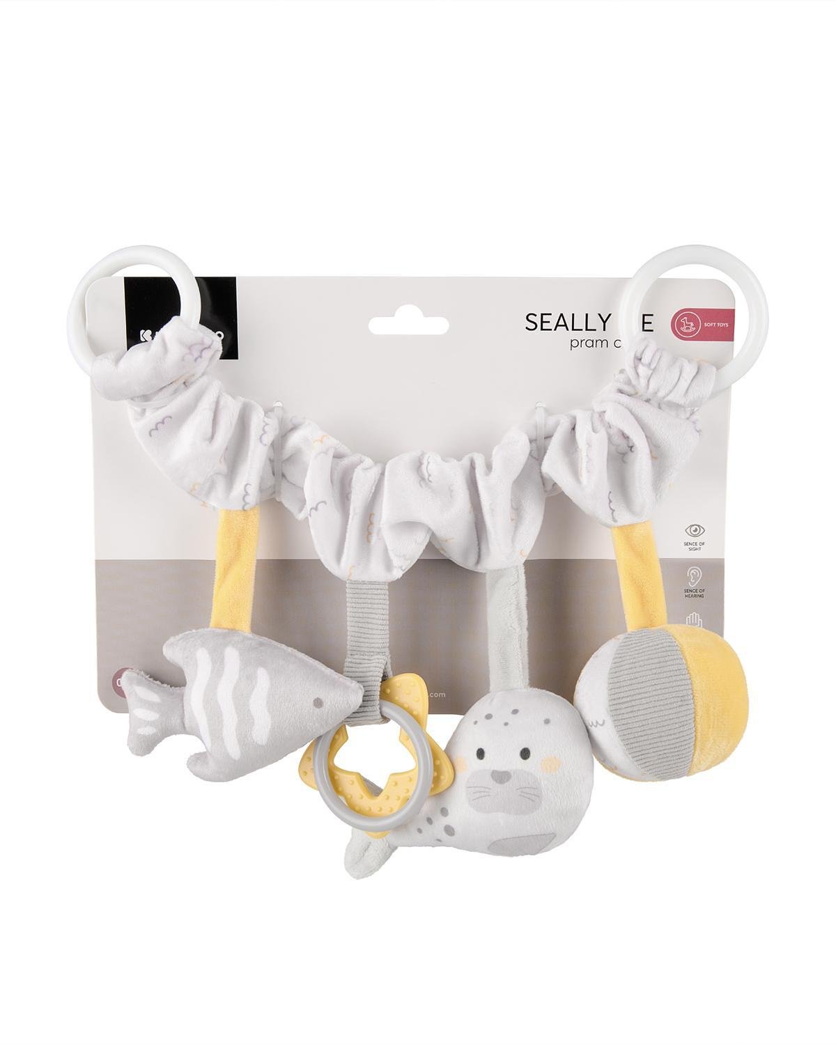 Плюшена играчка за количка спирала Seally me