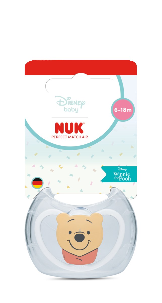Залъгалка NUK Perfect Match Air Disney Winnie the Pooh 6-18m