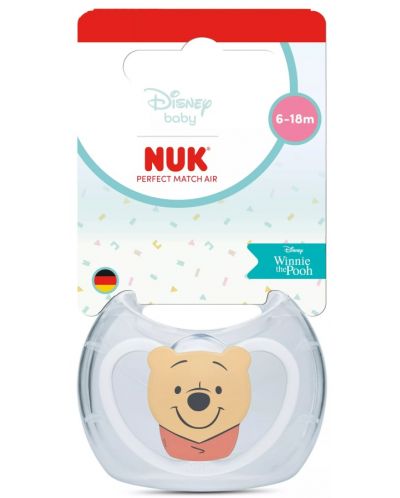 Залъгалка NUK Perfect Match Air Disney Winnie the Pooh 6-18m