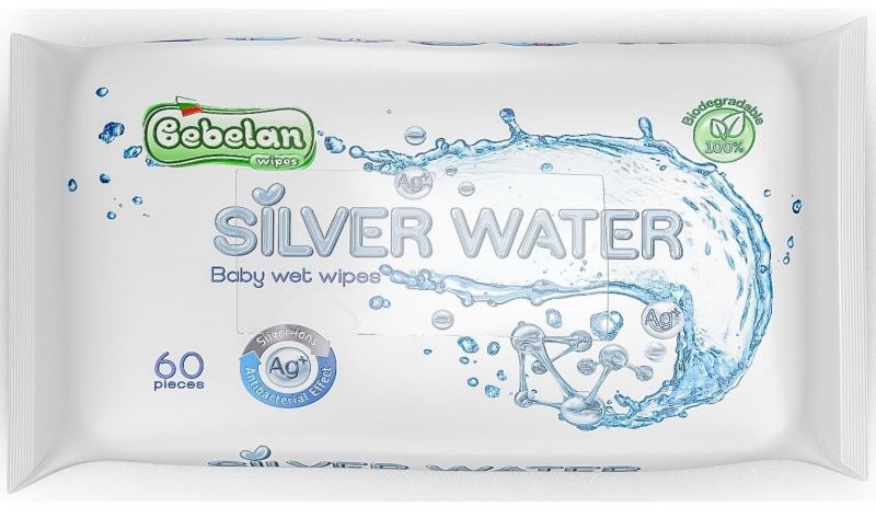 Мокри кърпички Silver Water 60 броя