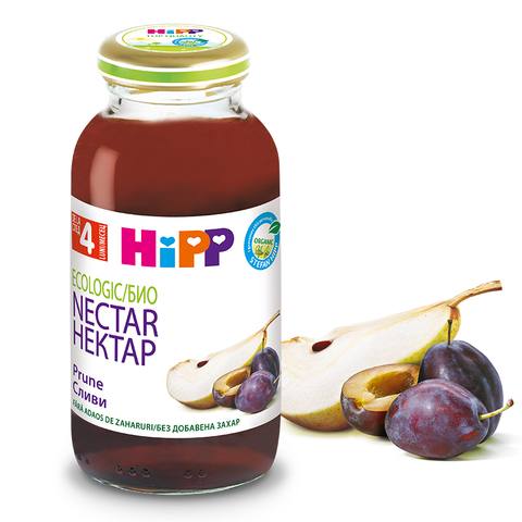 Бебешки нектар Hipp Organic сливи 0.2 л