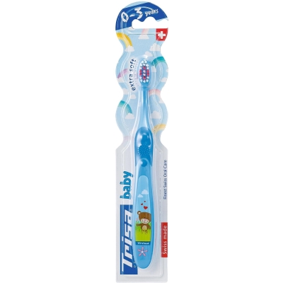Бебешка четка за зъби Trisa Baby 0-3 години