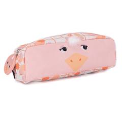 Несесер за моливи 1-zip pencil case ostrich face