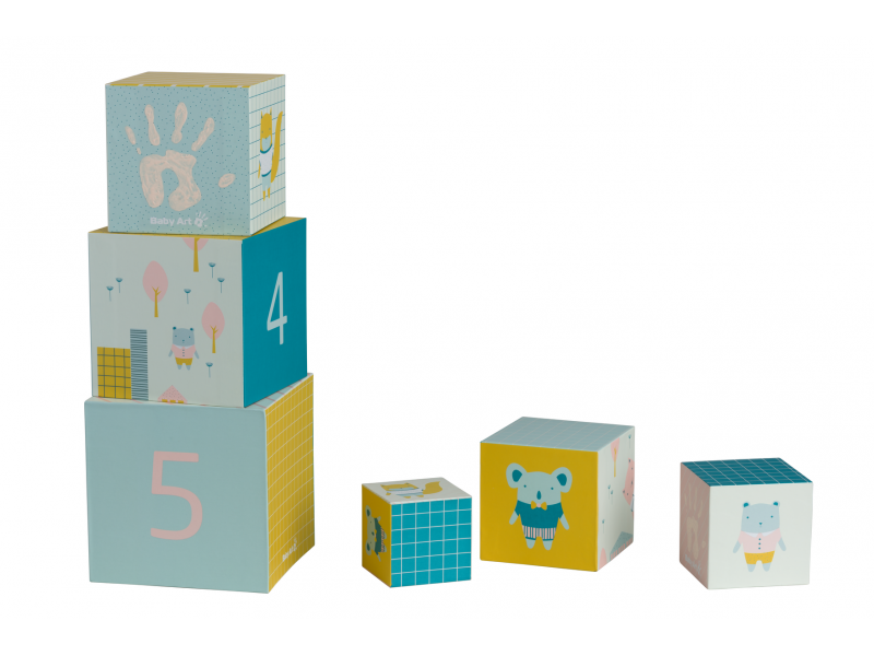 Комплект кубчета за отпечатъци Activity Cubes