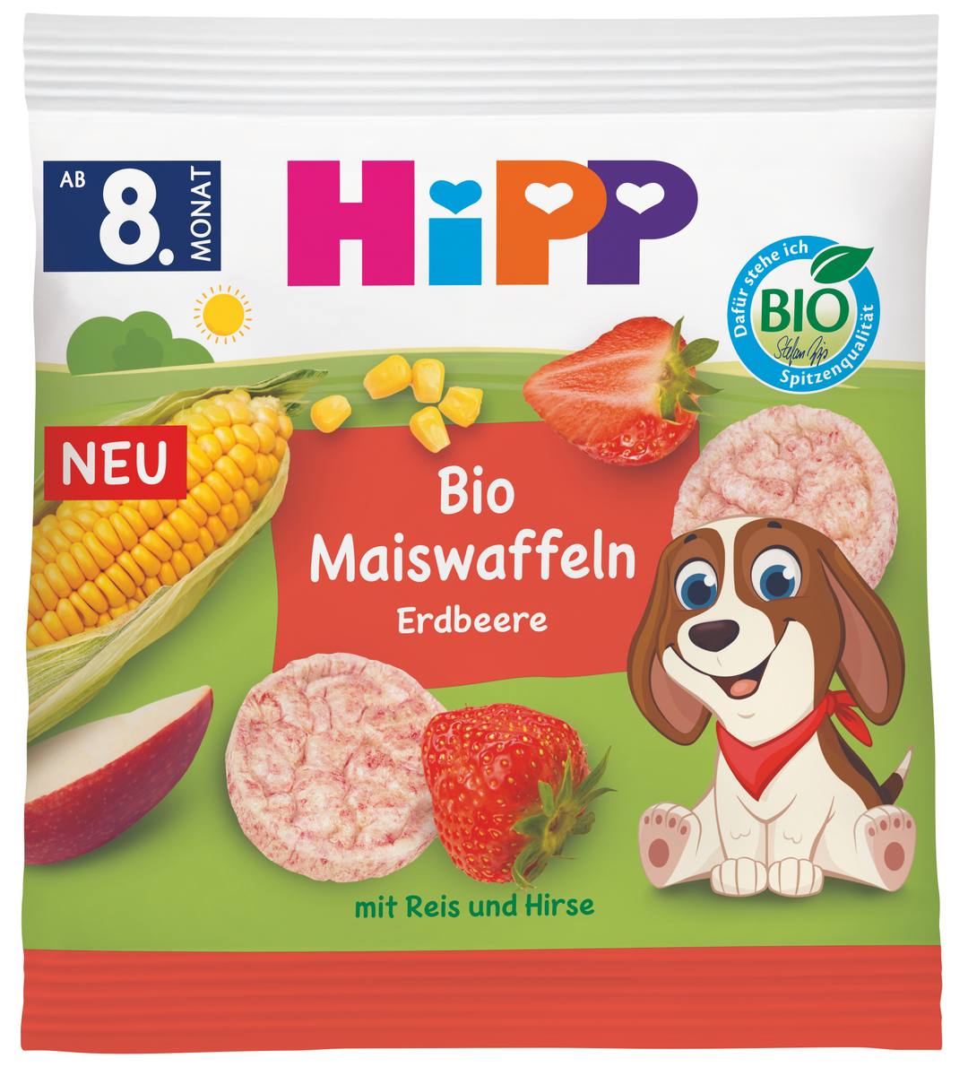 Бебешки оризови гризини Hipp с ягода 30 г