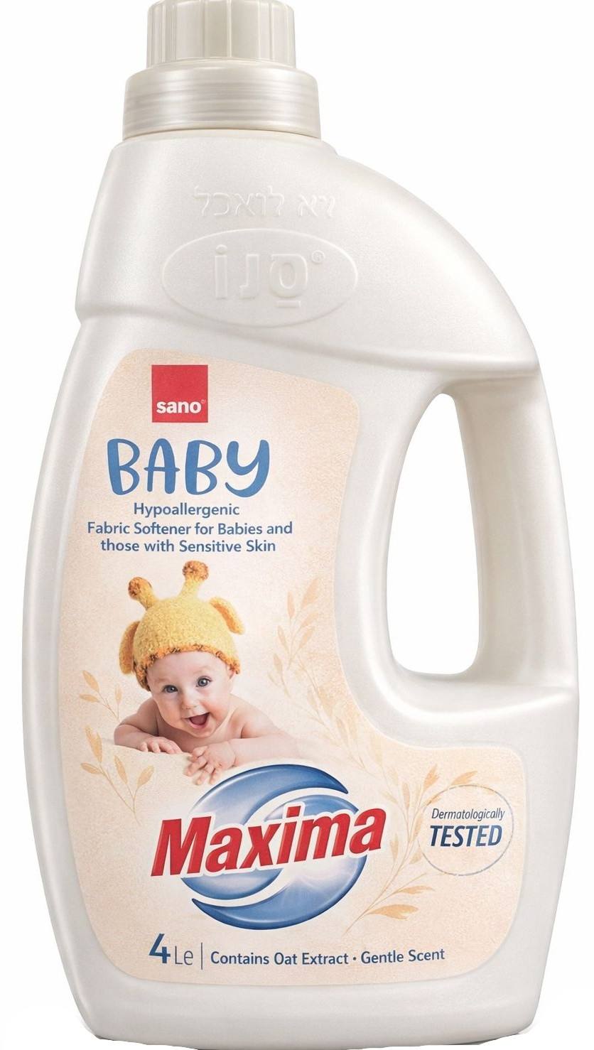 Омекотител за бебешки дрехи Sano Maxima Baby 4 л