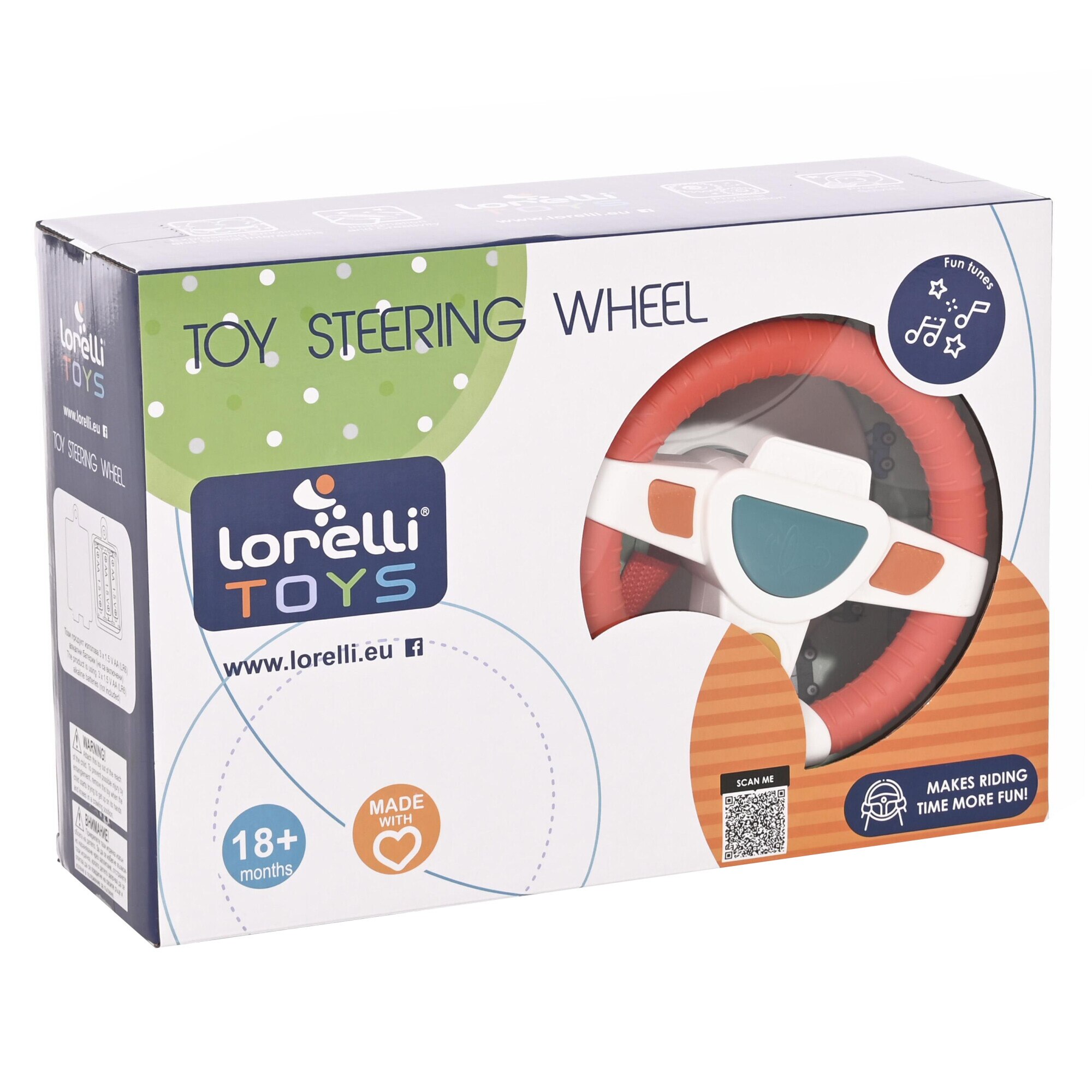 Детска играчка волан TOY STEERING WHEEL 18+ m